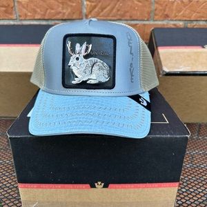 Goorin Bros  Hat Believe Unreal Jackalope Rabbit Reflective Bad Bunny